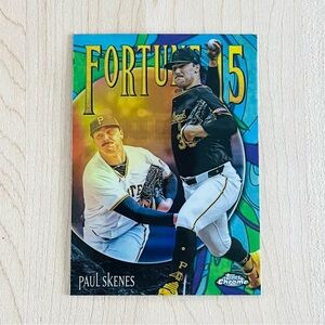 PAUL SKENES 2025 Topps Chrome Fortune 15 Refractor